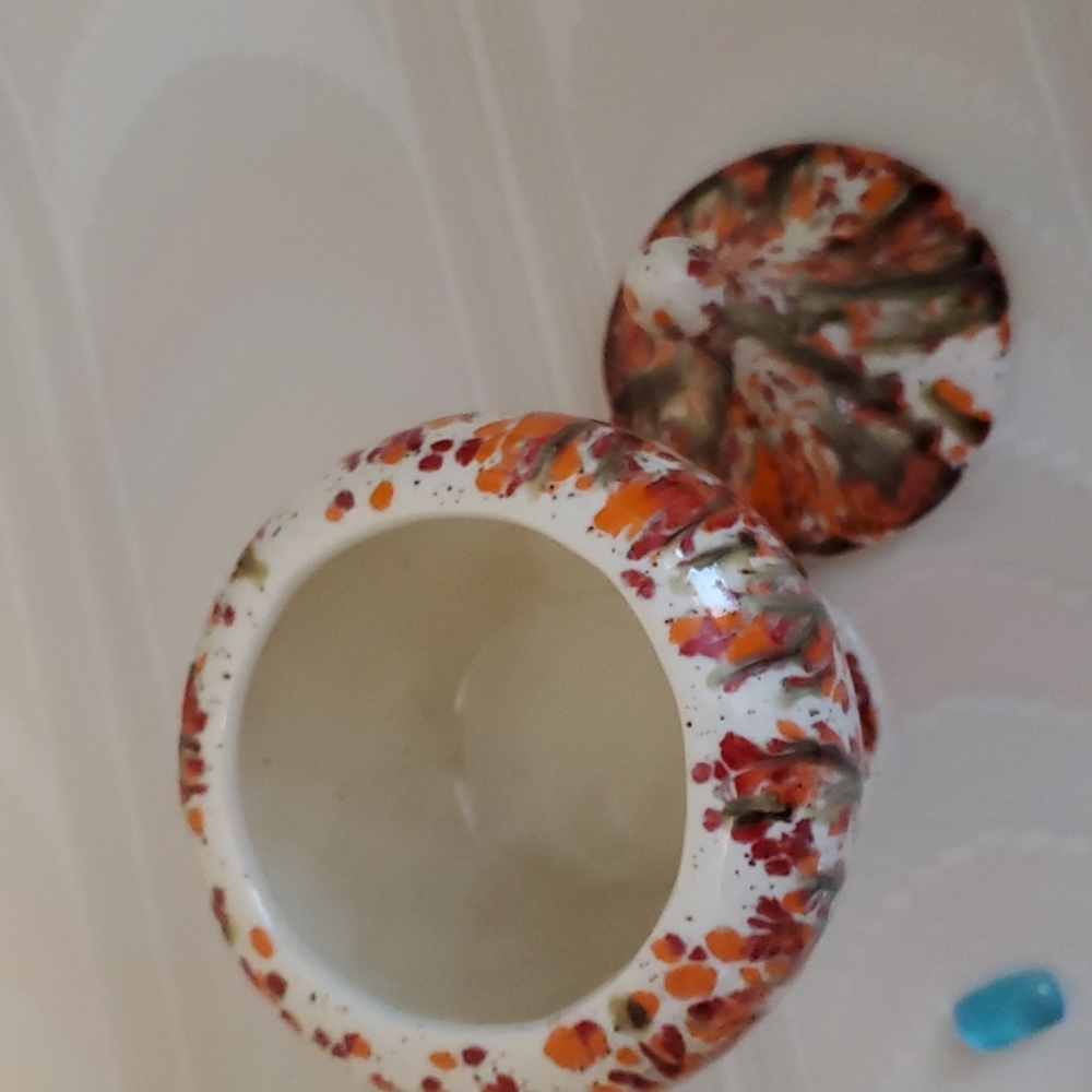 Ceramic candy jar - Picture 2 of 3